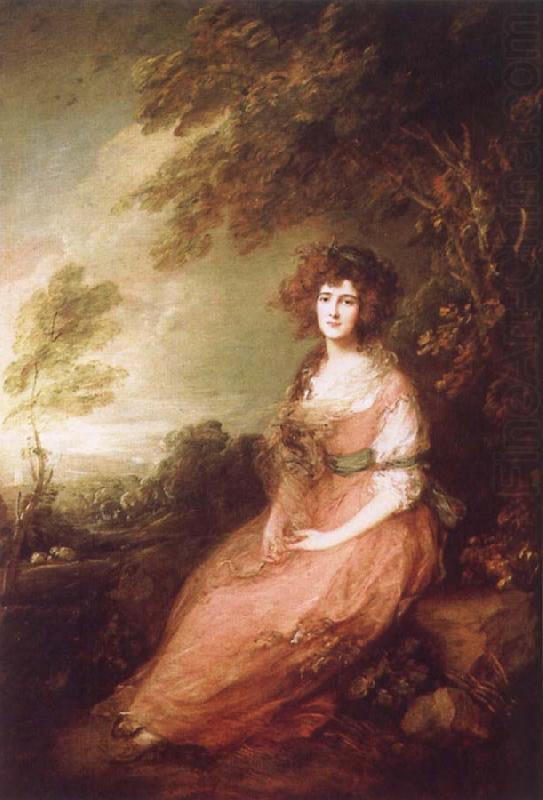 Thomas Gainsborough Mrs.Richard Brinsley Sheridan china oil painting image